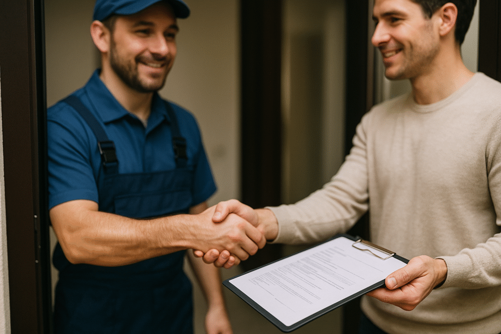 locksmith handshake quote