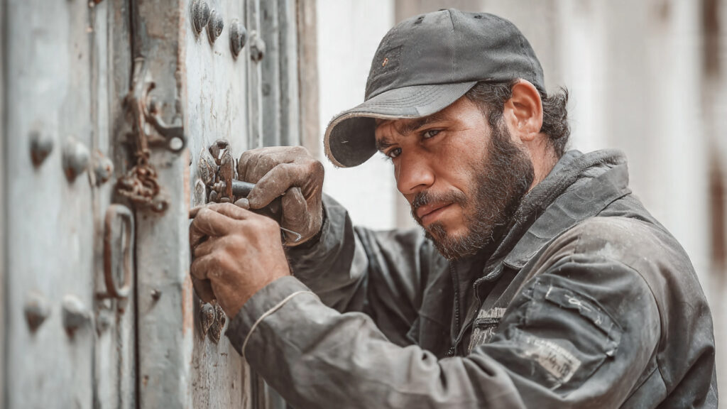 Serrurier porte bloquée Tunis intervention professionnelle
